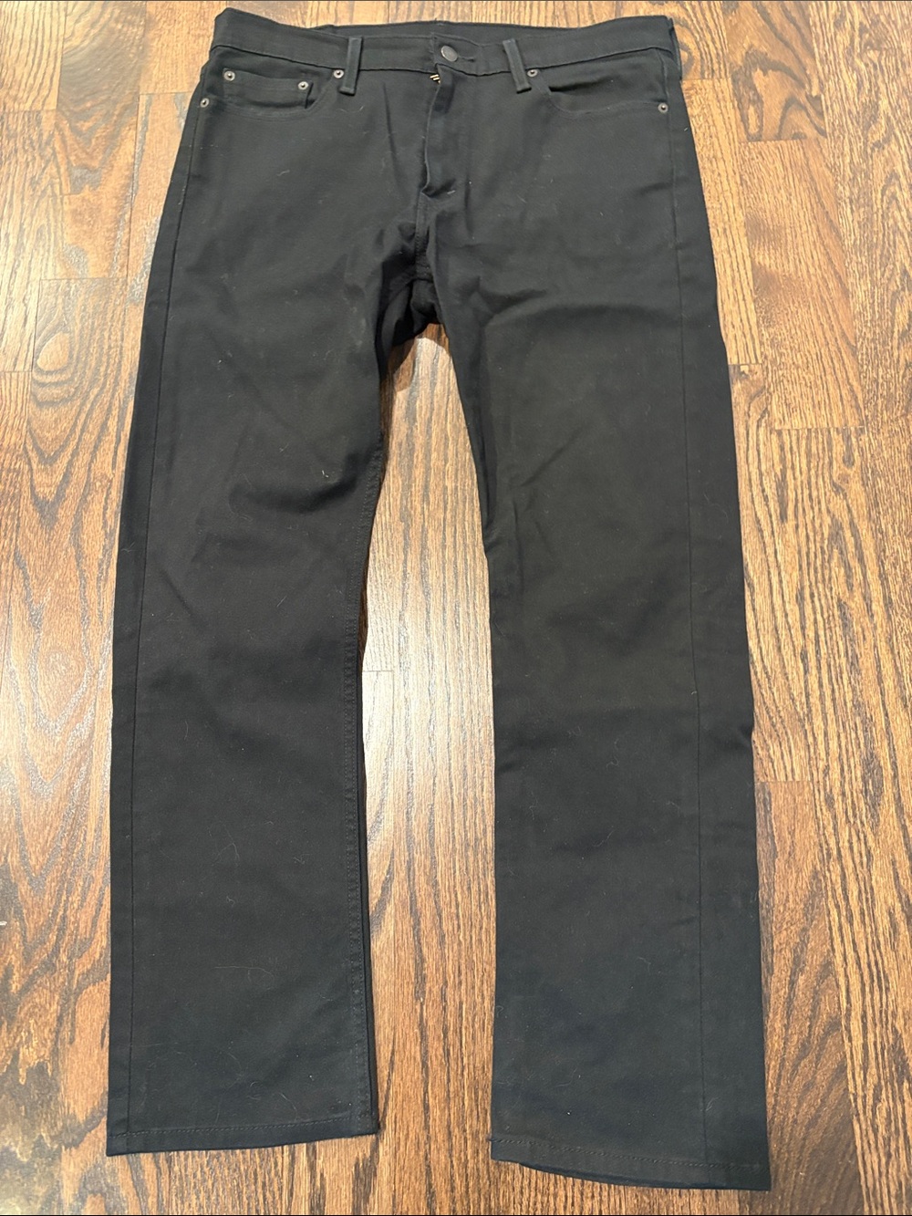 Levi’s 513 Men’s Classic Straight Leg Black Jeans Pants Size 33/30